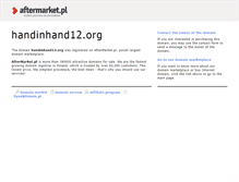 Tablet Screenshot of handinhand12.org